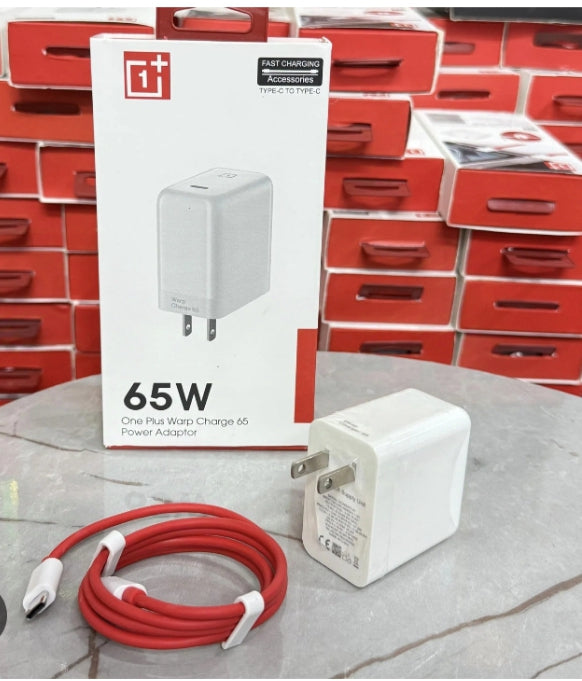 OnePlus Warp Charge 65W Power adapter with Cable