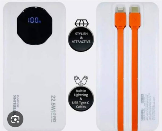 INTERLINK Boost PowerBank 20,000 Mah Support 22 watt