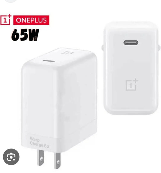 OnePlus Warp Charge 65W Power adapter with Cable